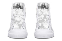 Printed Couple High-top Canvas Shoes