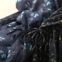 Mid-length Printed Loose-fit Retro Artistic Casual Dress