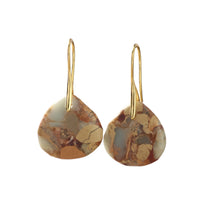 Women's Natural Stone Teardrop Earrings