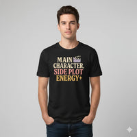Mens Solid-Color Printed Cultural Shirt