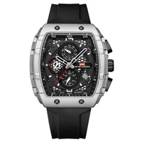 Multifunctional Business Waterproof Calendar Wine Barrel Non-automatic Mechanical Watch