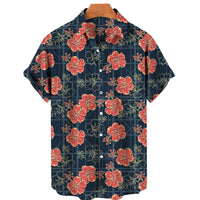 Summer 3d Plant Men's Shirt