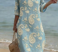 Casual Printed Temperament Long Skirt Girl
