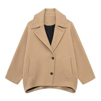 Autumn New Wool Blended Short Coat