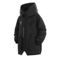 Men's Loose Cargo Thickened Warm Cotton Coat