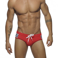 Cross Border Simple Side Striped Triangle Swimming Shorts