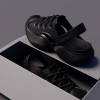 Closed-toe Slippers Outdoor Summer Platform Height Increasing Non-slip Fashion Hole Shoes For Men And Women