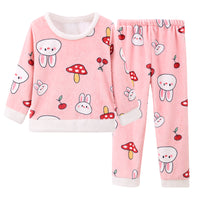 Cute Children's Flannel Pajamas For Girls