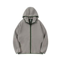 Hooded Sweater Men's Velvet Jacket Zipper