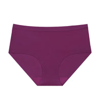 Cross-border Sports Mid-high Waist Traceless Panties Ice Silk Belly Contracting Hip Lifting