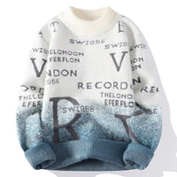 Half Turtleneck Simple Handsome Pullover Sweater