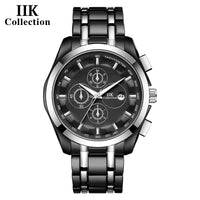 New Luminous Hands Alloy Mens Quartz Watch