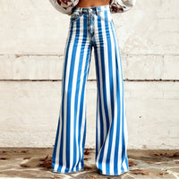 Slim-fit Twill Faux Denim Jeans Casual And Versatile