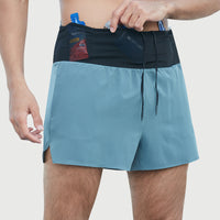 Men's Double-layer Fitness Woven High Waist Track Shorts