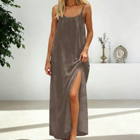 Fashionable Sexy Patchwork Long Dress