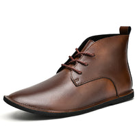 Genuine Leather Martin Vintage Fashion Leather Boots British Wild Soft Bottom Boots