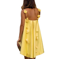 New Spring Summer Camisole Satin Dress From Europe And The US