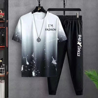 Summer Thin Short-sleeved Trousers Sports Suit