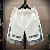 Printed Men's Loose Plus Size Shorts