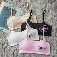 Girl's Bras Cotton Vest Cute