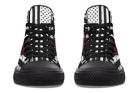High Top Canvas Shoes For Printing Lovers