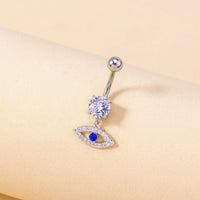 Personality Micro Inlaid Eye Elly Button Nail
