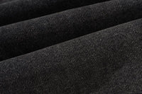 Men's Fashion Casual Retro Knife Cut Destroyed Washed Distressed Straight Textured Jeans