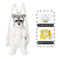 Schnauzer Artificial Dog Backpack Cartoon Puppy Doll