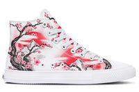 Printed Couple High Top Canvas Shoes