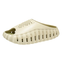 Dotted Massage Outsole For Non-slip And Wear-resistant Performancetwo-tone Couples Slide Sandals