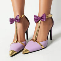 Plus Size Closed Toe High Heel Sandals Women's Shoes