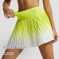 Women's Fashion Fake Two Pieces Anti-exposure Sports Short Skirt