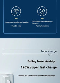 Super Fast Charge Fiberglass Super Fast Charge Mobile Phone Data Cable