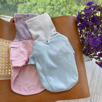 Color Block Basic Shirt Pet Clothes Dog Clothing