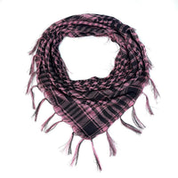 Network Silk Houndstooth Square Keffiyeh Military Fans Tactical Tassel Desert Scarf
