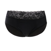 Women's Lace Mid-Waist Cotton Physiological Pants