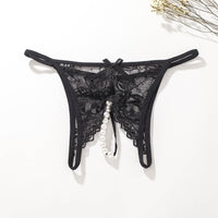 Nylon Women's Hot Pearl Massage Sexy Underwear