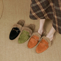 Fluffy Sheep And Suede Bunny Slippers