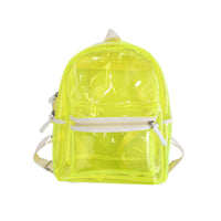 Transparent Backpack Electric Syllable Beach Plastic Backpack School Bag