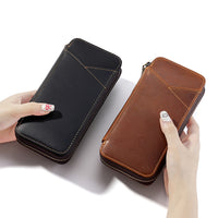 Student Pencil Case Made From Crazy Horse First-Layer Cowhide