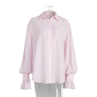 Commuter Tencel Cardigan Top Loose Casual Shirt For Women