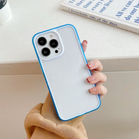 Simple Color Contrast Color Frame Mobile Phone Case