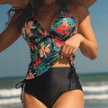 Bikini Ladies Split High Waist Bandage Swimsuit