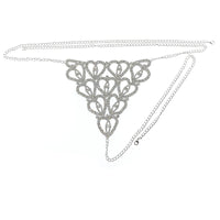 Sexy Body Chain Rhinestone Luxury Lingerie Set Ins Net Red Nightclub Love