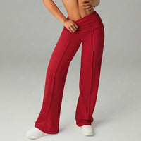 High-waisted Loose-fitting Wide-leg Womens Sweatpants