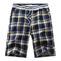 Summer Plaid Men's Casual Shorts