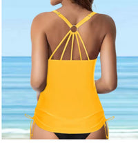 One-piece Swimsuit Round Neck Conservative Vest Swimming Top