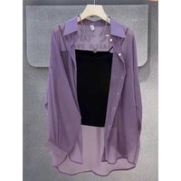 Loose All-match Fashionable Mid-length Shirt Thin Sun Protection Clothing For Women
