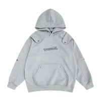 Men's Loose Pullover Personality Printed Hoodie
