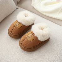 Bear Plush Cotton Shoes For Boys And Girls